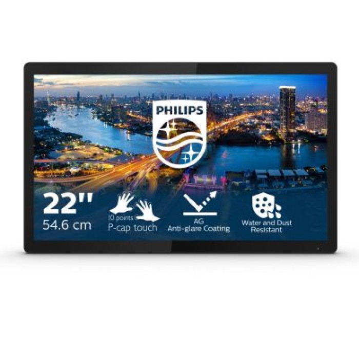 PHILIPS 222B1TFL/00 22  OPEN FRAME TOUCH SCREEN  P-CAP. IPS IP 65