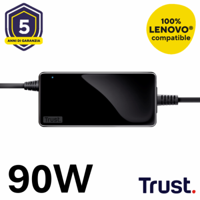 TRUST 23394 MAXO LENOVO 90W LAPTOP CHARGER