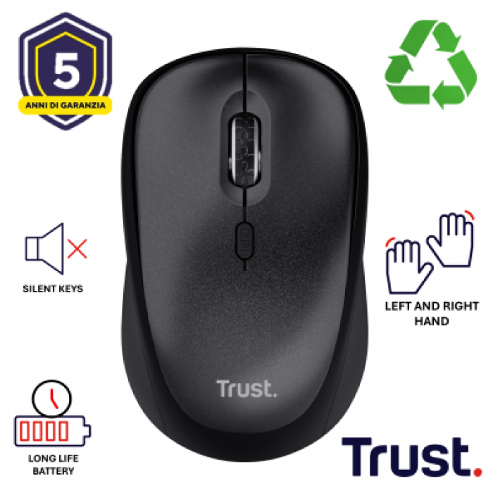 TRUST 24706 TM-201 WIRELESS MOUSE ECO