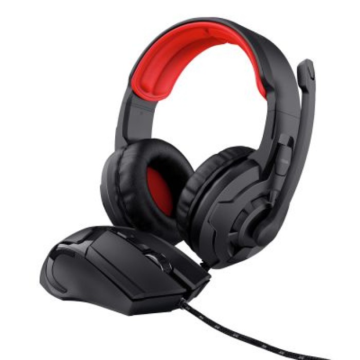 TRUST 24761 BASICS GAMING HEADSET   MOUSE