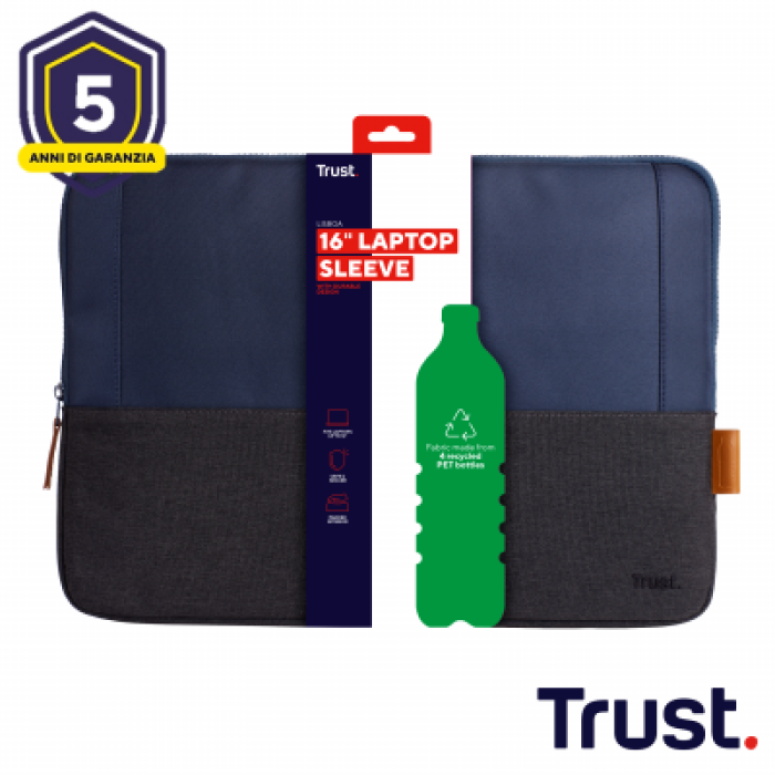 TRUST 24982 LISBOA 16  LAPTOP SLEEVE