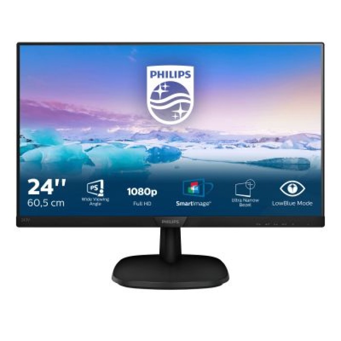 PHILIPS 243V7QJABF/00 23.8 -16.9-1920X1080-IPS-250CDM2-1000 1-MULTIMED-