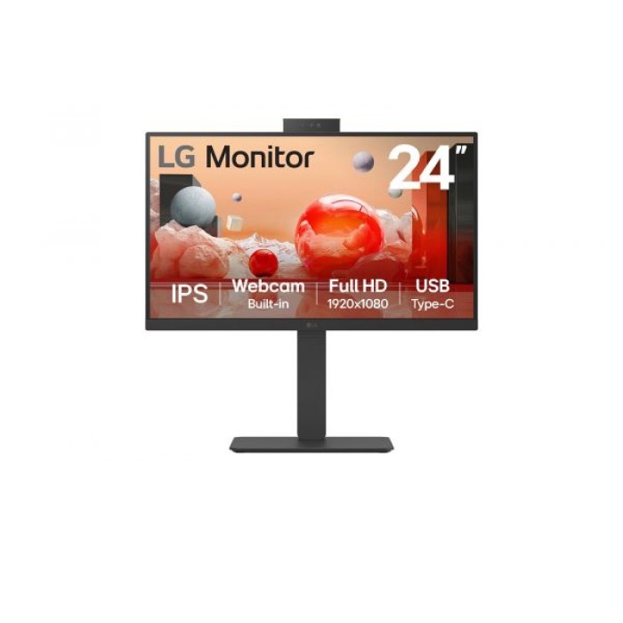 LG ELECTRONICS 24BA850-B.AEU 23.8   IPS BORDERLESS 100HZ -  WEBCAM FHD