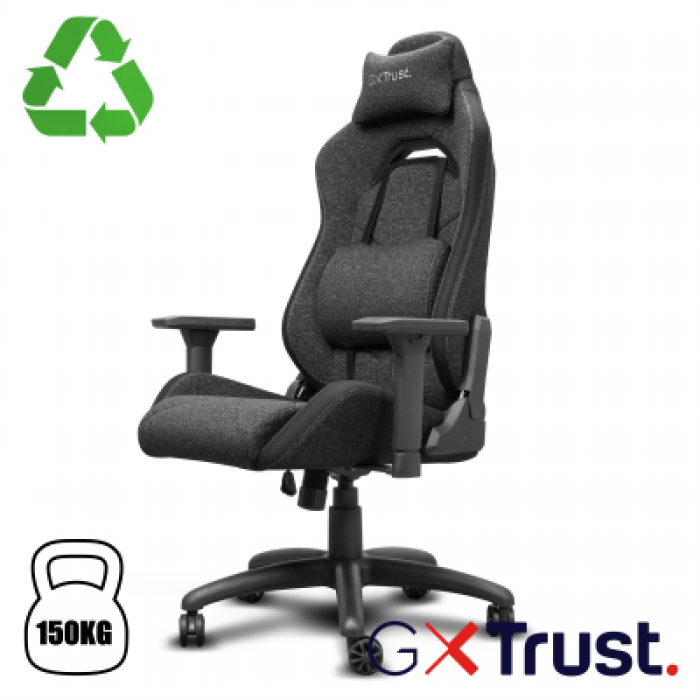 TRUST 25439 GXT723 RUYA FABRIC CHAIR GREY