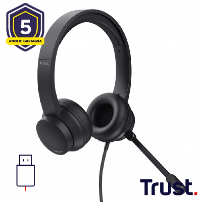 TRUST 25088 AYDA USB PC HEADSET