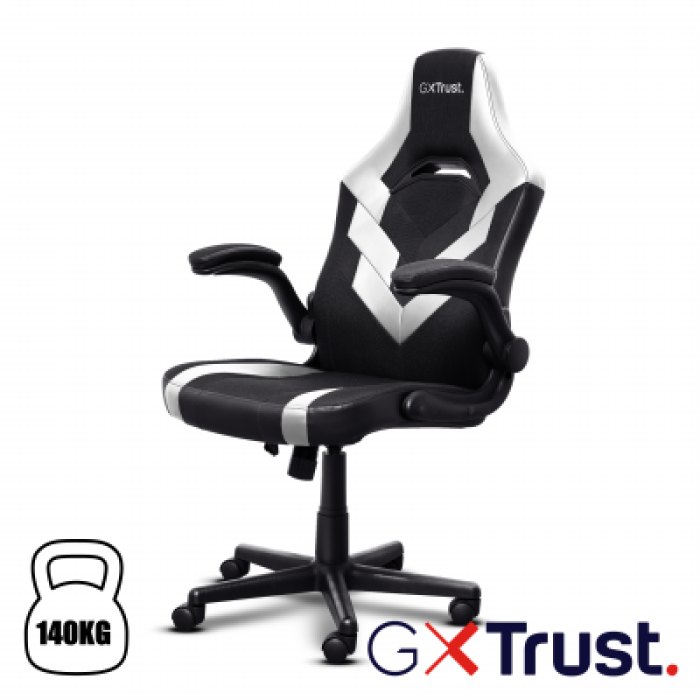 TRUST 25130 GXT703W RIYE GAMING CHAIR WHITE