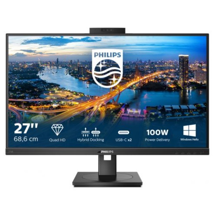 PHILIPS 276B1JH/00 27  IPS USB-C DOCKING 2560*1440 75 HZ WEBCAM