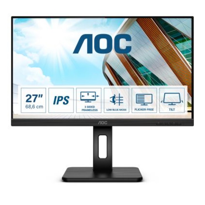 AOC 27P2Q 27 16.9 PRO-LINE BLACK FRAMELESS 1920X1080 75HZ