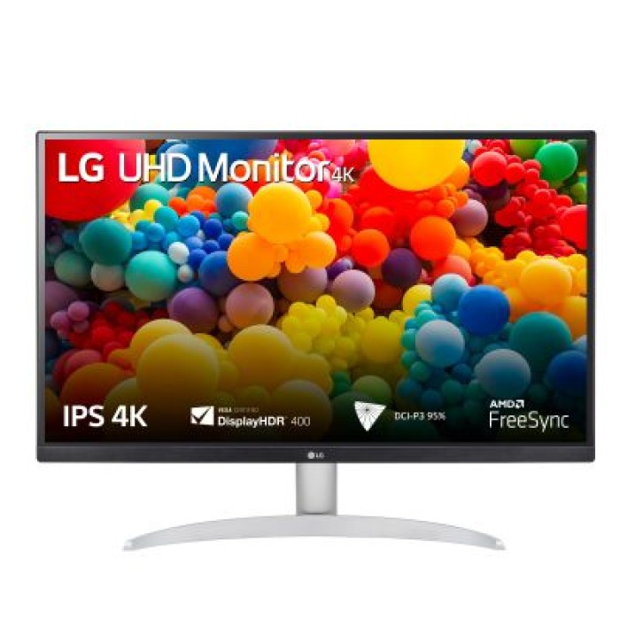 LG ELECTRONICS 27UP600P-W.AEU 27  4K HDR 400. IPS. DCI-P3 95  HDMIX2 DPX1
