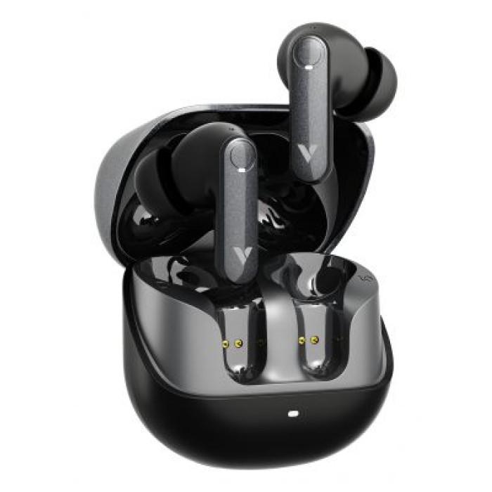 VERBATIM 30201 TRUSOUND PRO EARBUDS BLACK WHITE