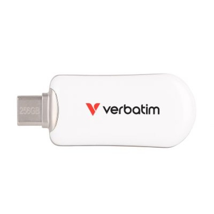 VERBATIM 30230 VERBATIM PLECTRA  USB-C FLASH DRIVE WHITE 256GB