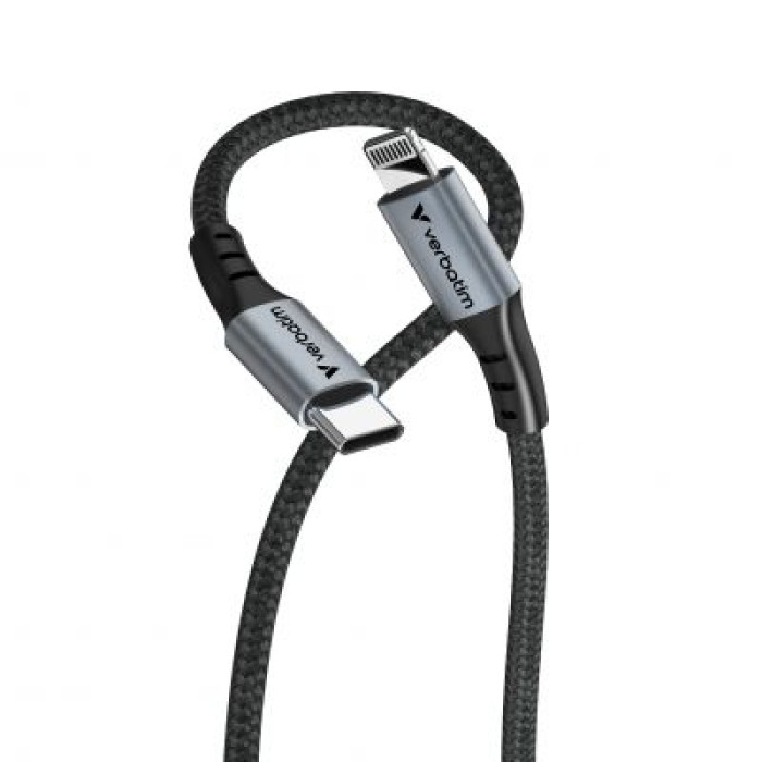 VERBATIM 31844 VERBATIM SYNC CHARGE CABLE USB-C TO LIGHTNING 1.2M
