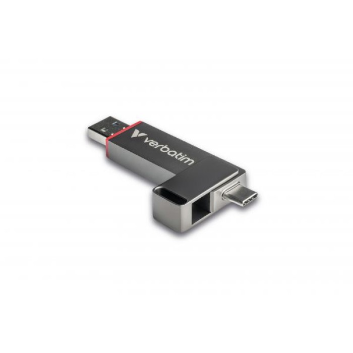 VERBATIM 32041 DUAL QUICKSTICK USB-C/A 3.2 GEN1 256GB SSD SPEED