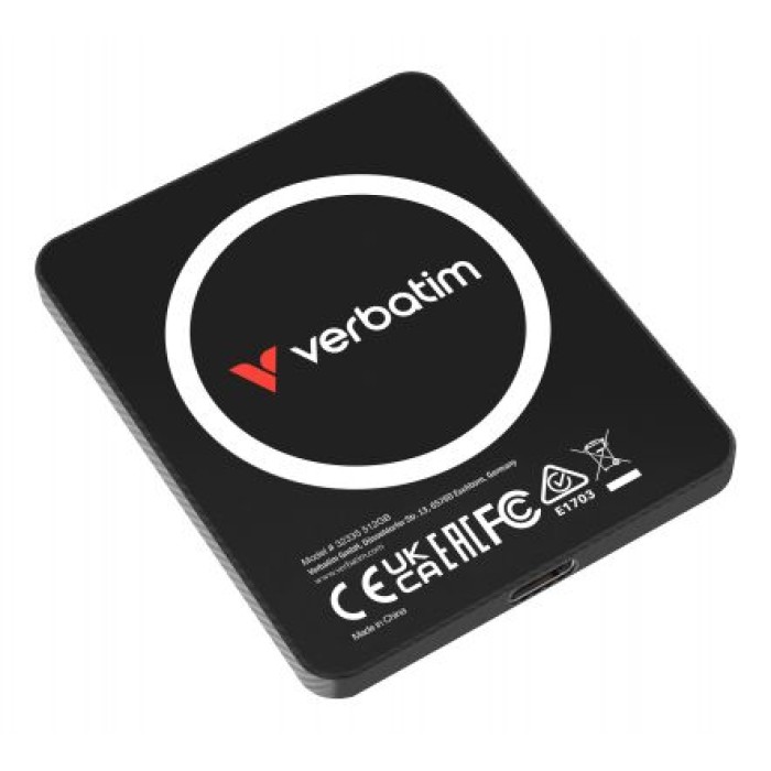 VERBATIM 32335 ULTRA SLIM SSD USB 3.2 GEN 2X2 512GB BLAC