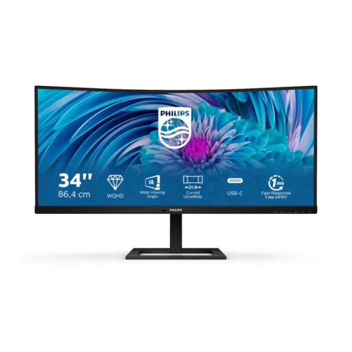 PHILIPS 346E2CUAE/00 34  21:9 CURVO 3440*1440 USB-C. DISPLAYPORT. HDMI