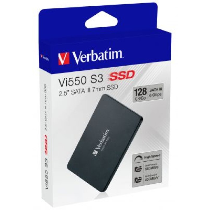 VERBATIM 49350 VERBATIM VI550 INTERNAL SATA3 2.5 SSD 128GB