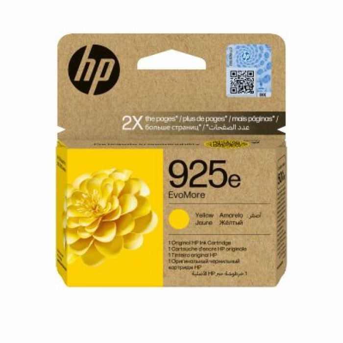 HP INC. 4K0W2PE#LS1 HP 925E EVOMORE YELLOW ORIGINAL INK CARTRIDGE