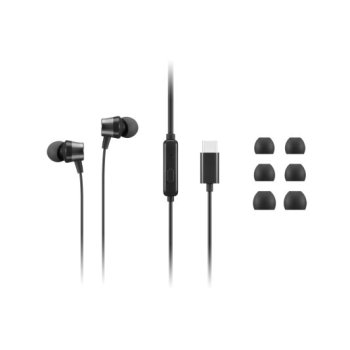 LENOVO 4XD1J77351 Lenovo USB-C Wired In-Ear Headphones (with inline