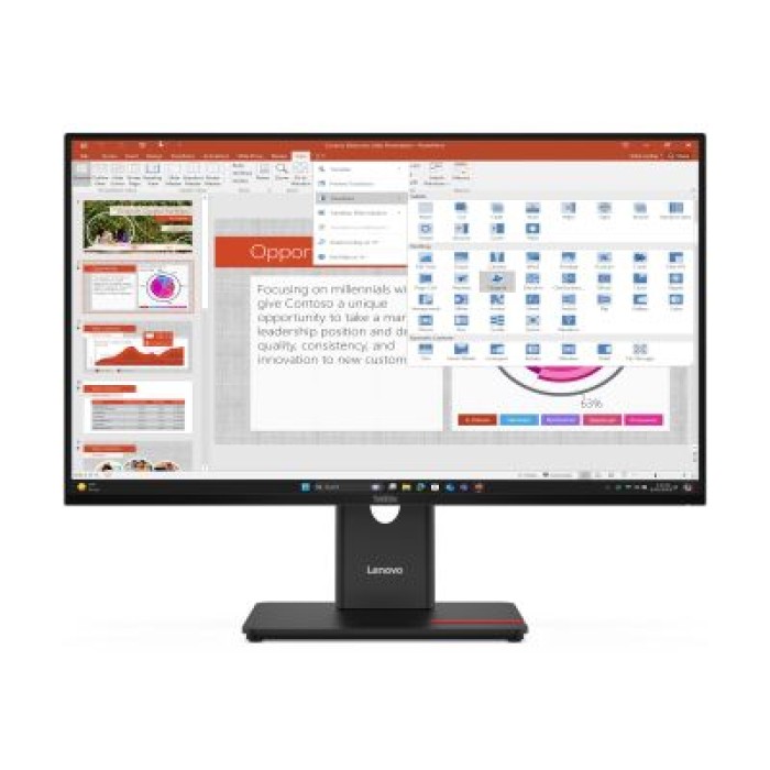 LENOVO 64A5MAT6EU THINKVISION T27-40 27 IPS/FHD/VGA.HDMI.DP.USB-C