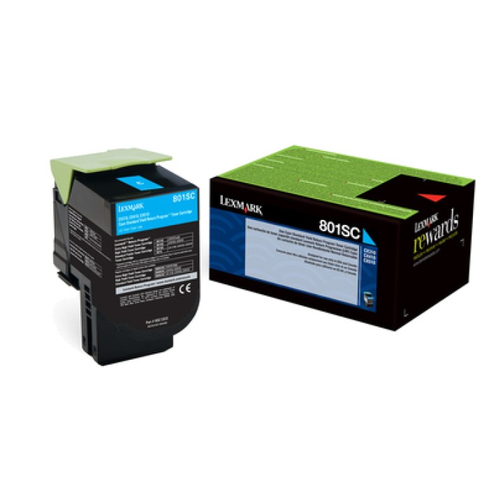 LEXMARK 80C2SC0 TONER LEXMARK CIANO PER CX3X CX4X CX5X DA 2K
