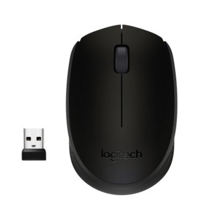 LOGITECH 910-004424 M171 WIRELESS MOUSE - BLACK-K - 2.4GHZ - CLAMSHELL