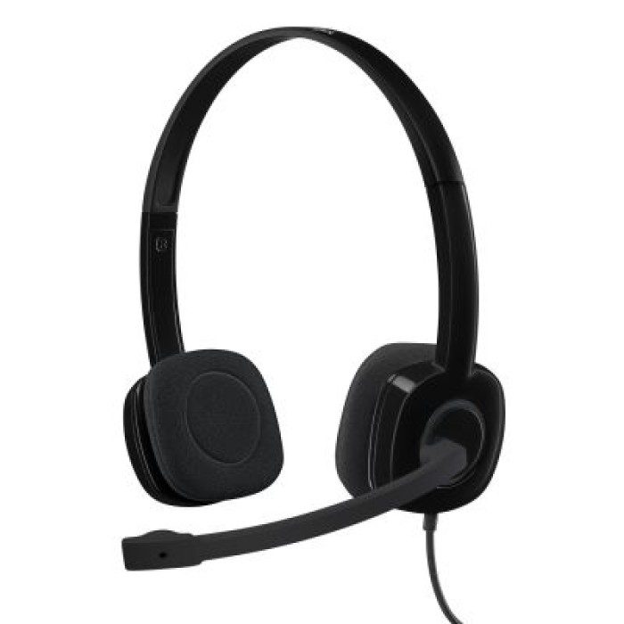 LOGITECH 981-000589 LOGITECH STEREO HEADSET H151 - ANALOG  - ONE PLUG
