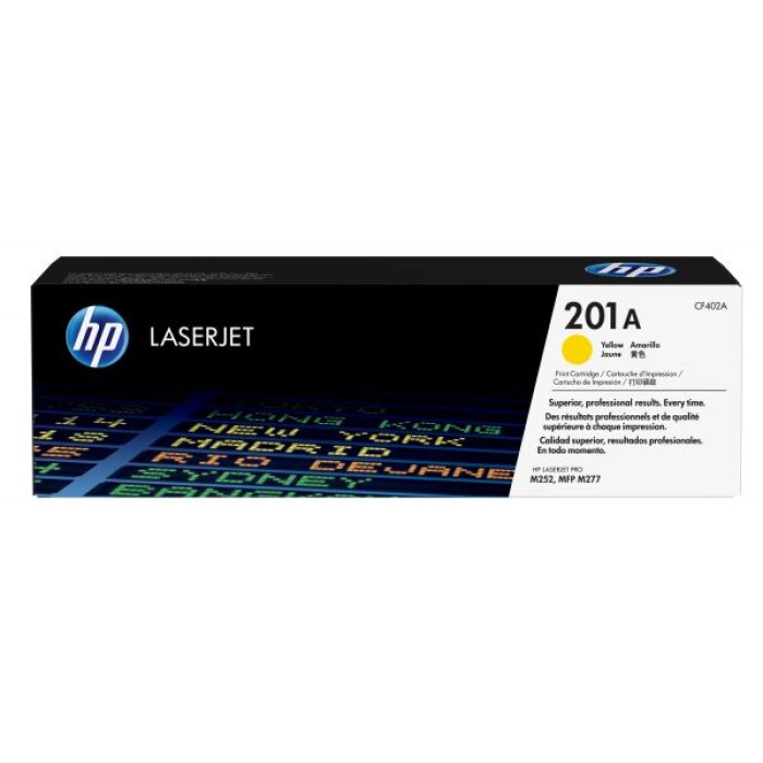 HP INC. CF402A HP 201A YELLOW LASERJET TONER CARTRIDGE