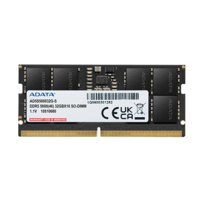 ADATA TECHNOLOGY B.V. AD5S560016G-S ADATA SODIMM 16GB DDR5 5600MHZ