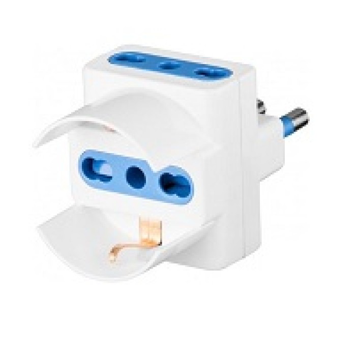IGLOO AG-51 IGLOO ADATTATORE PRESA TRIPLA 10/16A TEDESCA/ITA