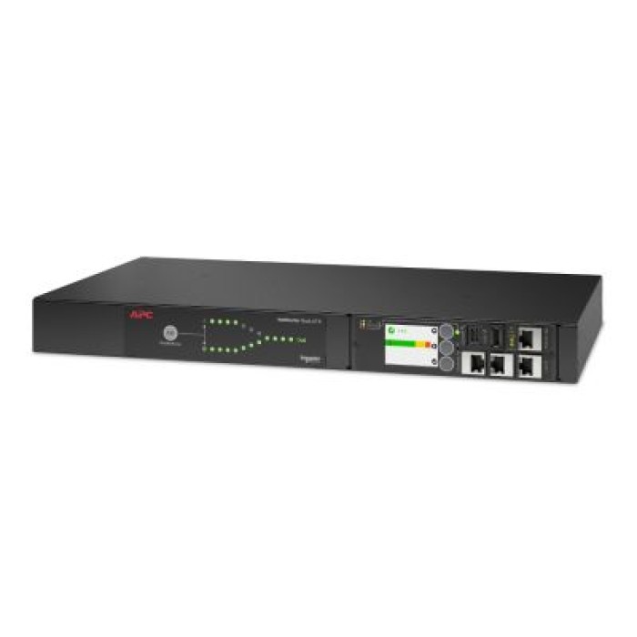 APC AP4423A RACK ATS. 230V. 16A. C20 IN. (8) C13 (1) C19 OUT
