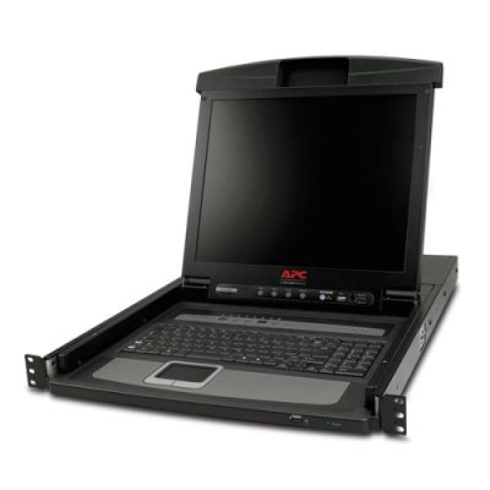 APC AP5808 APC 17 RACK LCD CONSOLE WITH INTEGRATED 8 PORT KVM