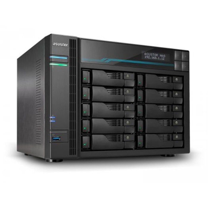 ASUSTOR INC. AS7110T ASUSTOR NAS 10 BAIE XEON E-2224 QC 8GB DDR4 ECC