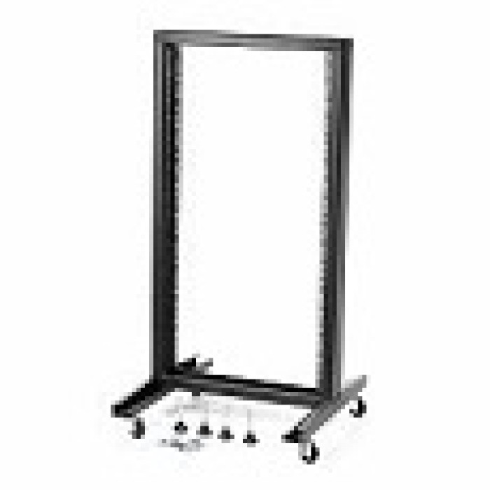 NESSOS ITALIA AT-04971 Open Rack 21U H.1000 con Ruote 1 coppia 19''Nero