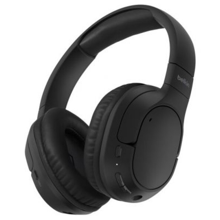 BELKIN AUD009HQBK SOUNDFORM SURROUND WIRELESS HEADPHONES. BLACK