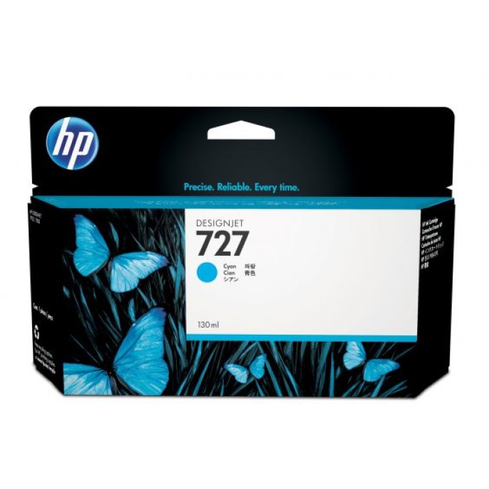 HP INC. B3P19A HP 727 130-ML CYAN INK CARTRIDGE