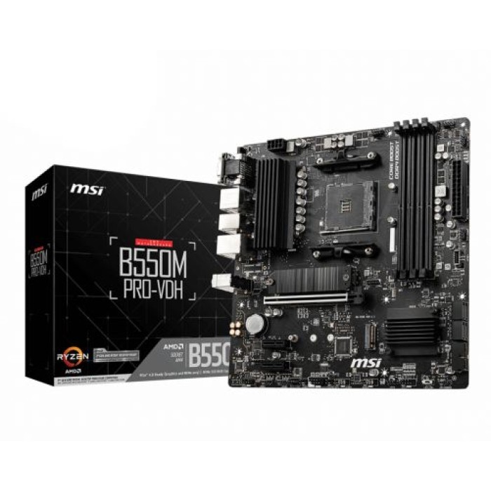 MSI COMPONENTS B550M PRO-VDH MSI MB B550M PRO-VDH MATX