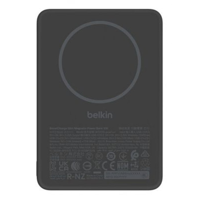 BELKIN BPD015HQBK BOOSTCHARGE 10K 7.5W SLIM MAGNETIC POWERBANK BK