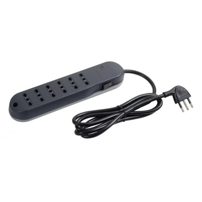 LEGRAND BT-3636GB Multipresa SLIM6 10/16A int. safe grigio