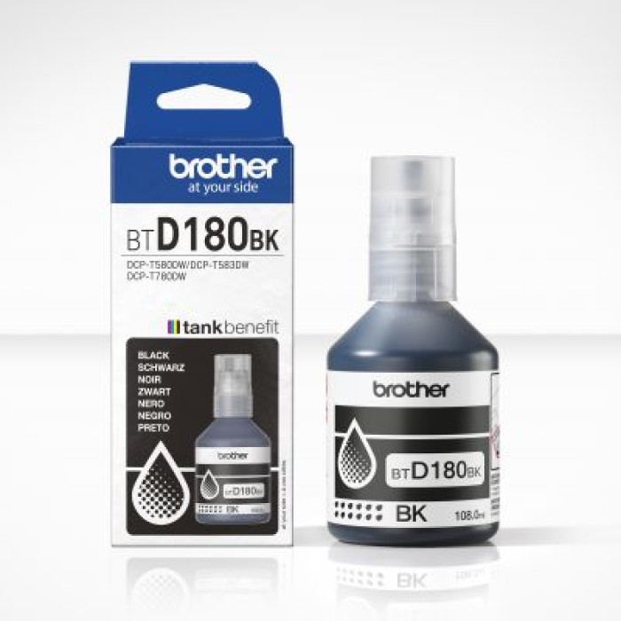 BROTHER BTD180BK FLACONE NERO - BTD180BK - 7.500 PAGINE