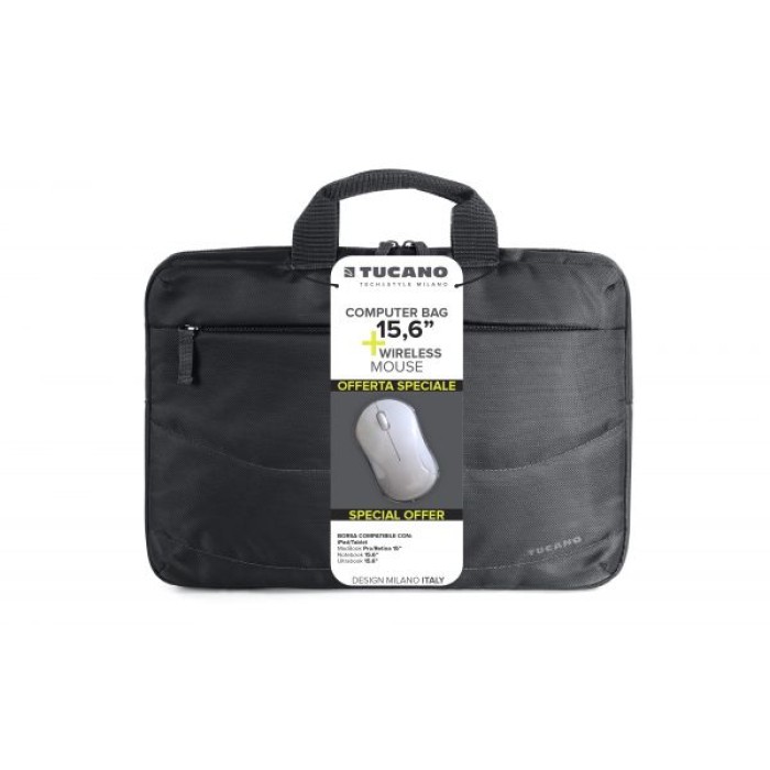 TUCANO BU-BIDEA-WM IDEA + MOUSE WIRELESS NERA 15.6