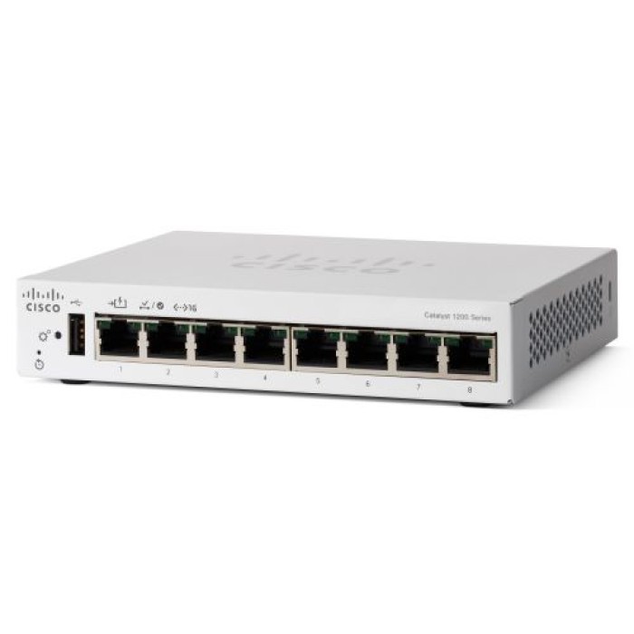 CISCO C1200-8T-D CATALYST 1200 8-PORT GE. DESKTOP. EXT PS. POE INPU