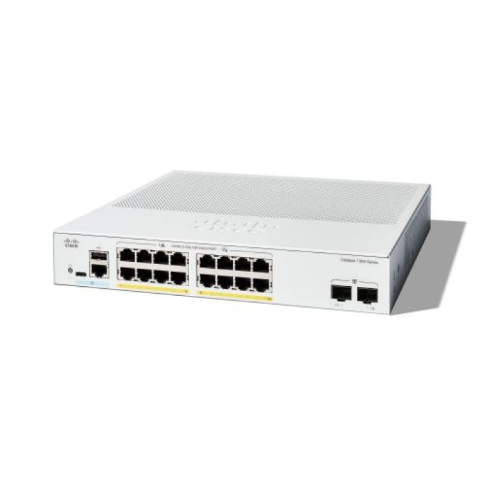 CISCO C1300-16P-2G CATALYST 1300 16-PORT GE. POE. 2X1G SFP