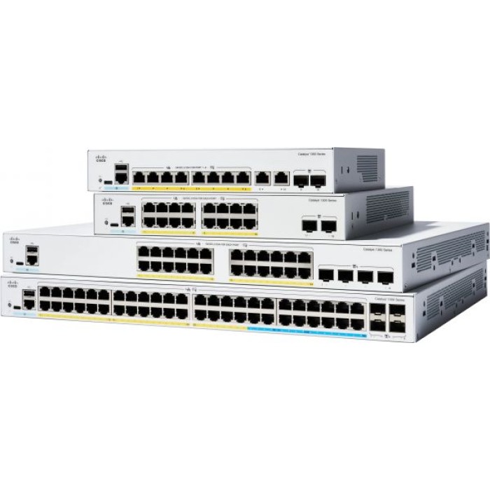 CISCO C1300-24P-4G CATALYST 1300 24-PORT GE. POE. 4X1G SFP