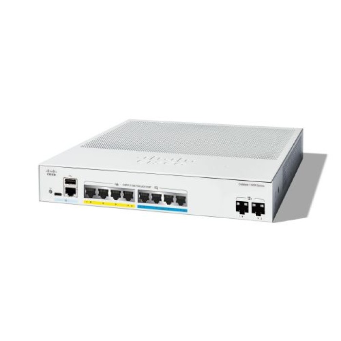 CISCO C1300-8MGP-2X CATALYST 1300 4-PORT 2.5GE. 4-PORT GE. POE. 2X10G
