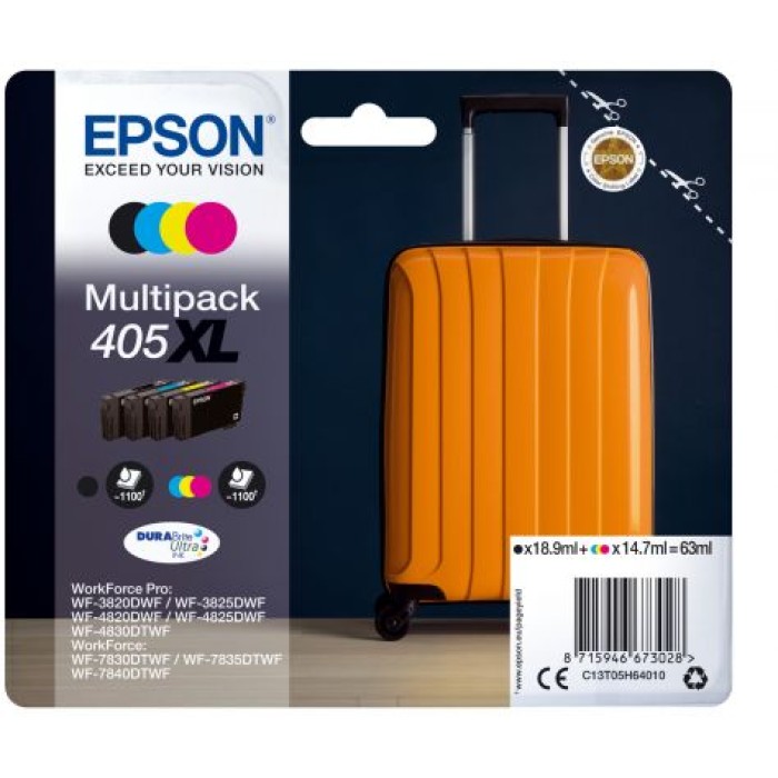 EPSON C13T05H64010 CARTUCCIA 405XL SERIE VALIGIA MULTIPACK