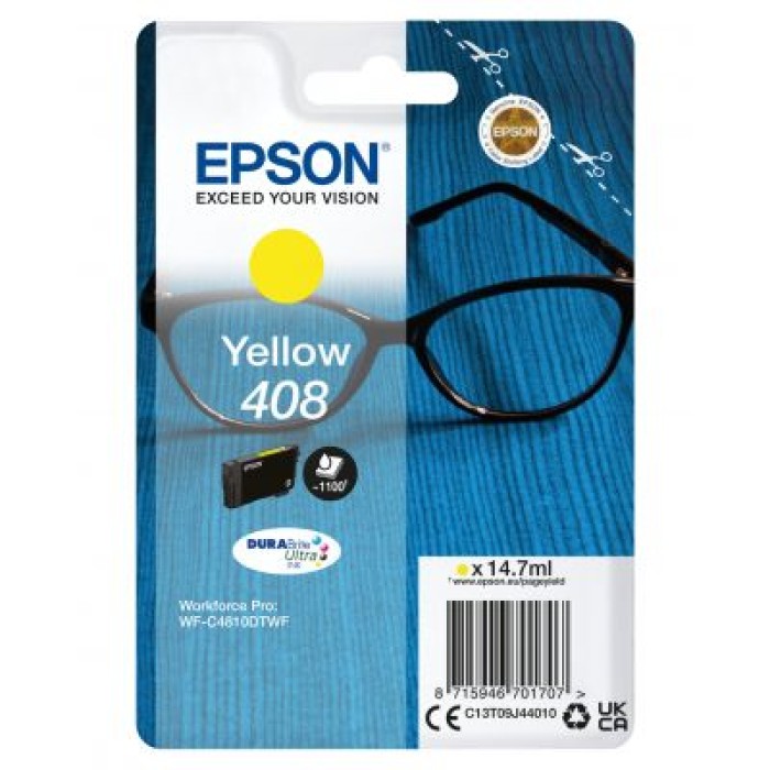 EPSON C13T09J44010 CARTUCCIA 408 - SERIE OCCHIALI GIALLO - 14.7 ML