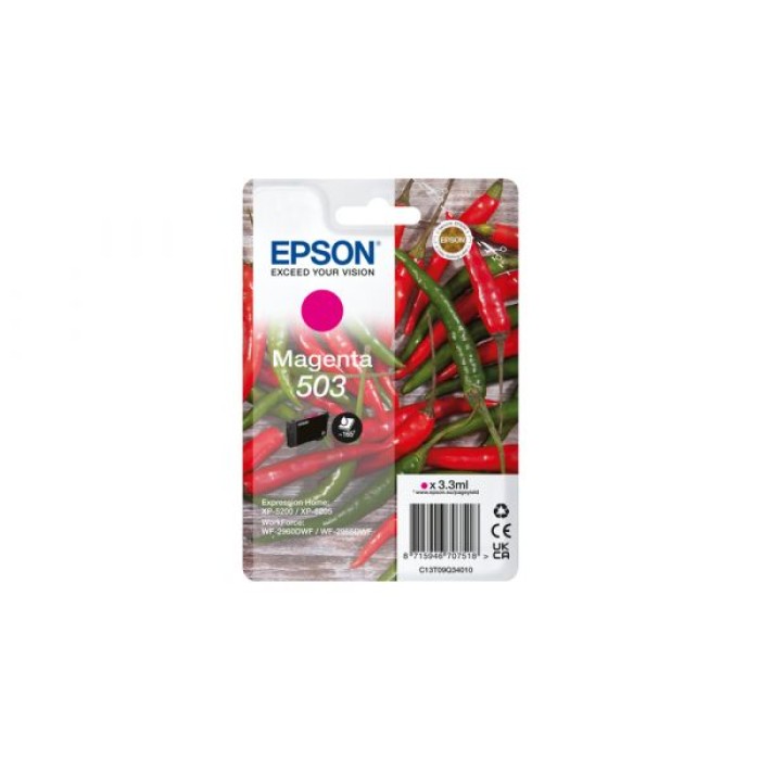 EPSON C13T09Q34010 CARTUCCIA 503 - PEPERONCINO MAGENTA - 165P/3.3ML