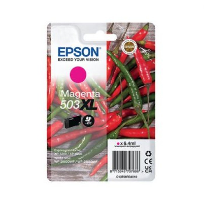 EPSON C13T09R34010 CARTUCCIA 503XL - PEPERONCINO MAGENTA - 470P/6.4ML