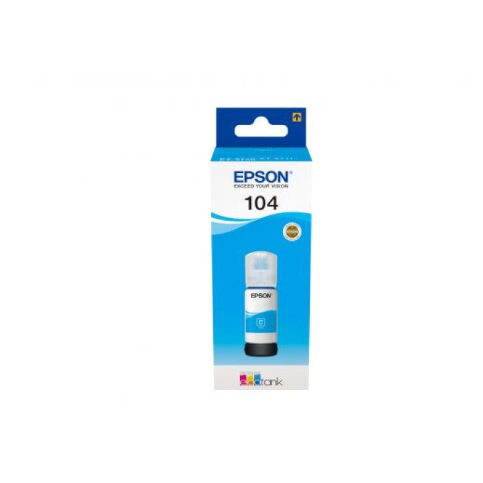 EPSON C13T00P240 FLACONE INCHIOSTRO CIANO - SERIE 104 - 65 ML