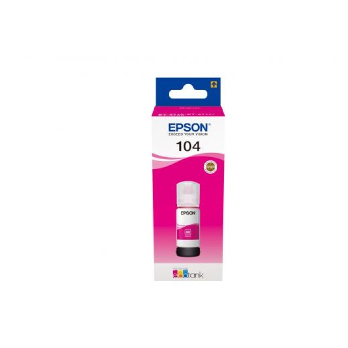 EPSON C13T00P340 FLACONE INCHIOSTRO MAGENTA-SERIE 104-65ML